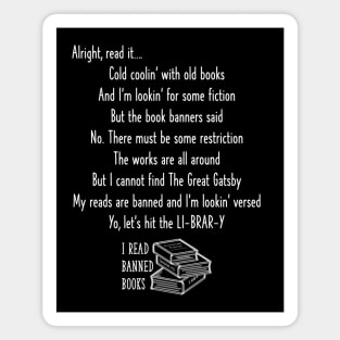 Funky Cold Banned Books Magnet